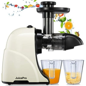 Slow Masticating Juicer Extractor Professional Machine with Quiet Motor//Reverse Function//Easy to Clean with Brush for Fruit /& Vegetable Juice AMZCHEF Juicer Renewed
